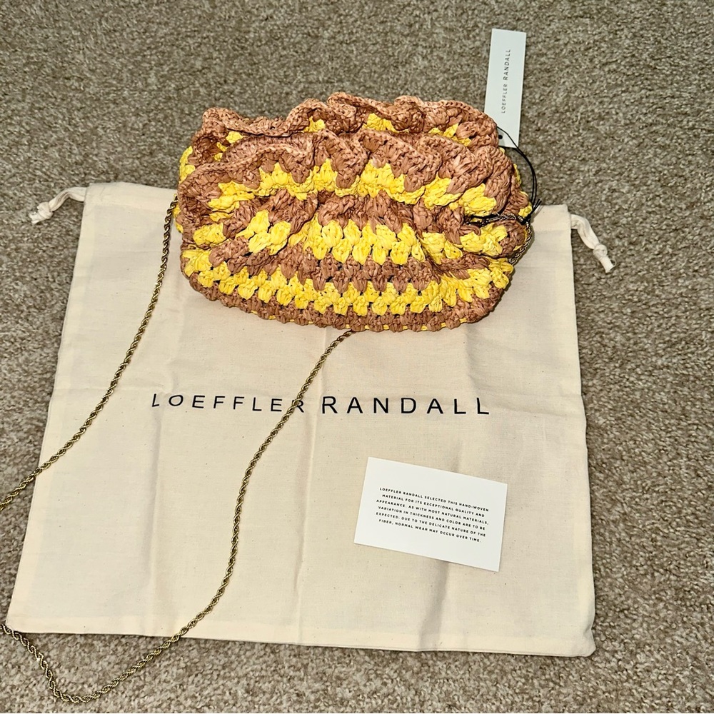 LOEFFLER RANDALL Raffia Clutch - Picture 4 of 10